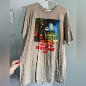 EUC SCARFACE SHIRT SIZE LARGE